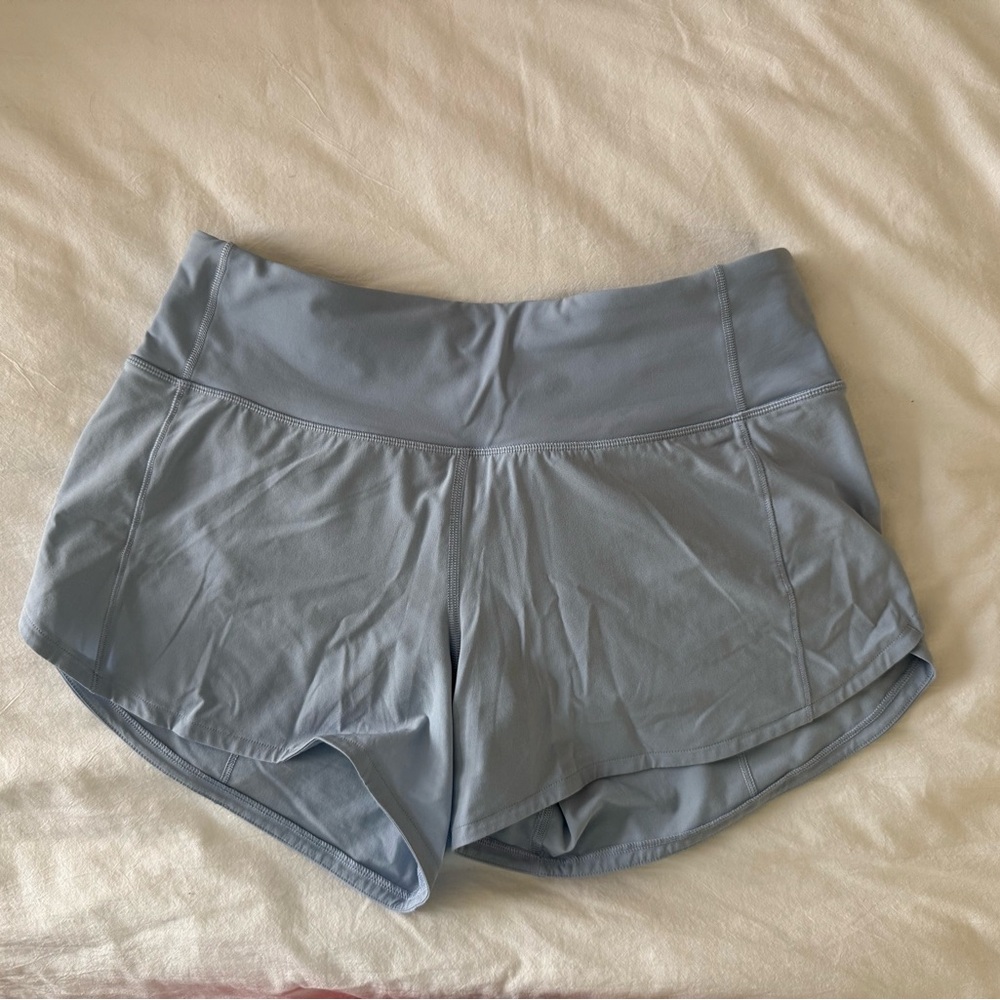 lululemon athletica Light Blue Women’s Speed Short 4”
